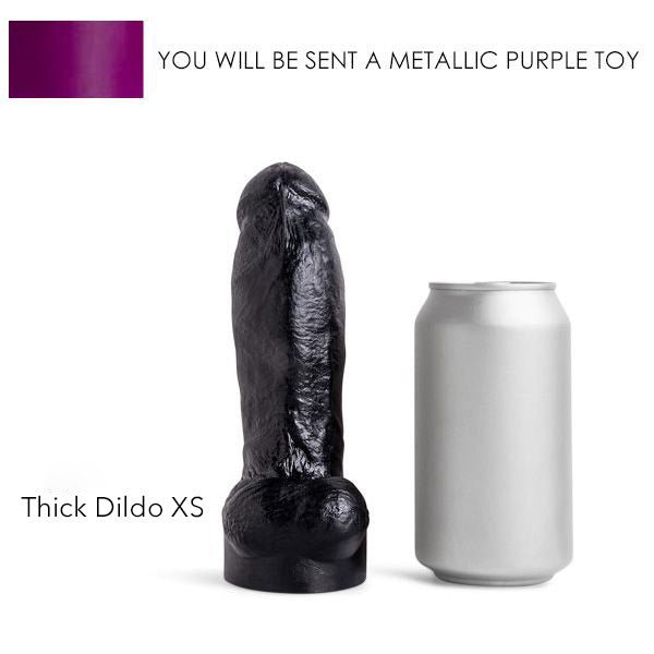 Mr Hankey's THICK Dildo: Metallic Purple XS| 5.5 Inches  UberKinky