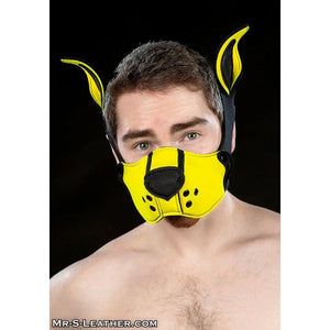 Mr. S Leather  Neoprene K9 Muzzle Kit - Yellow