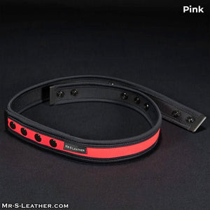 Mr. S Leather Neo Chastity Waist Strap for KINK3D | Pink