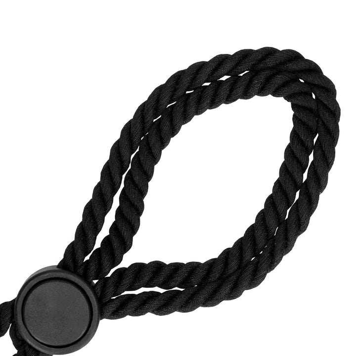 Adjustable Rope Hand Cuffs - Black – UberKinky