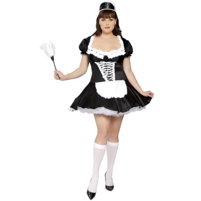 Plus Size French Maid Uniform | Maid Costumes | Uberkinky
